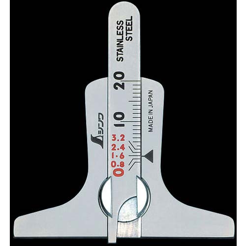 シンワ タイヤ溝測定ゲージ 19300