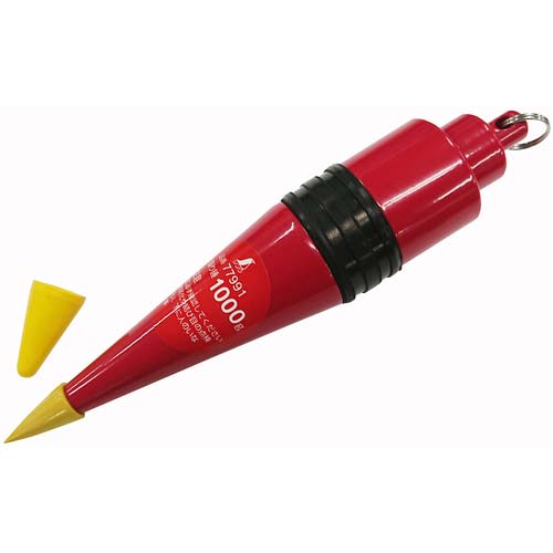 シンワ 下げ振り錘 スイピタ 静止機構付1000g 77991