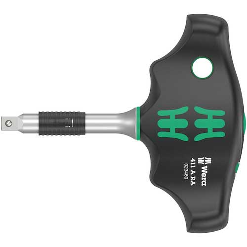 Wera 411RA T型差替式ラチェットドライバーソケット 023460