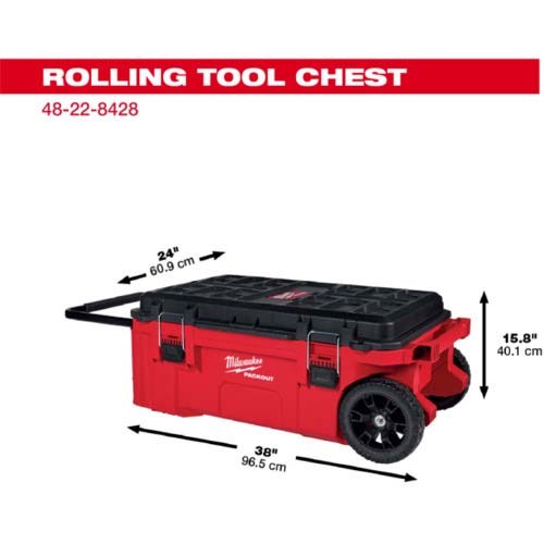 milwaukee PACKOUT キャリー式ツールボックスXLサイズ 48-22-8428