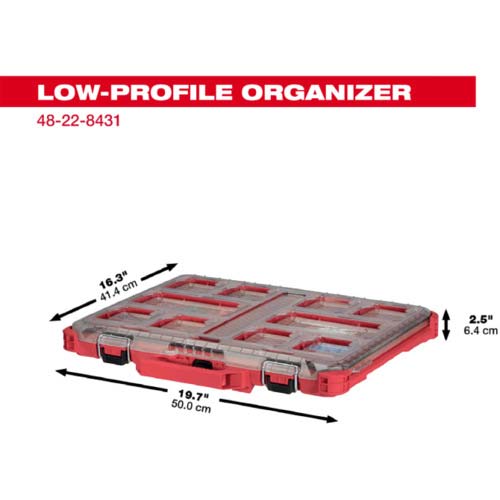 milwaukee PACKOUT ロープロファイルオーガナイザーMサイズ 48-22-8431