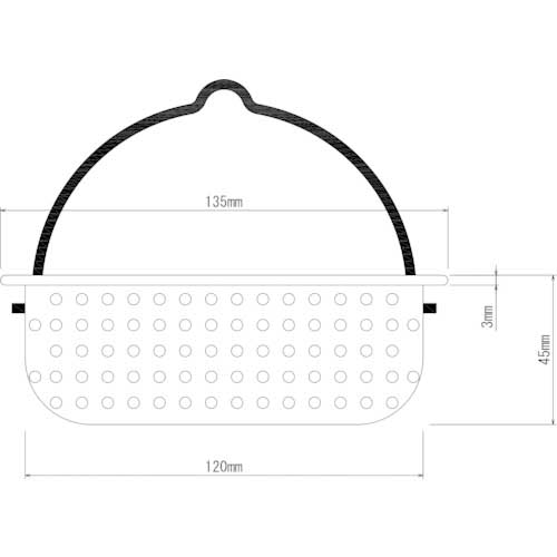 KEEP FINE 抗菌排水口ゴミ受け<浅型> 520033