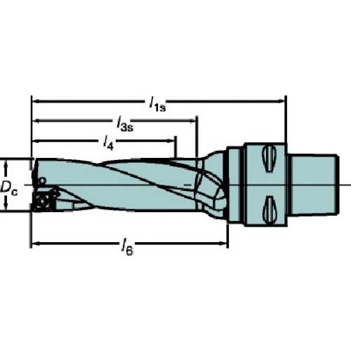【廃番】SANDVIK 刃先交換式ドリル スーパーUドリル(465) 880-D1700C5-03