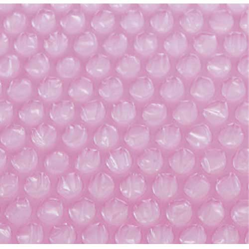 【廃番】ミナ 気泡緩衝材 エアーキャップ ロール品 ♯C80EP 4mm×1200mm×42m 帯電防止品 ピンク ACC80EPX1200X42M