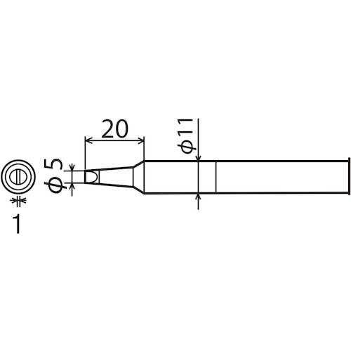 グット 替こて先5D型 CXR-100用 CXR-100RT-5D