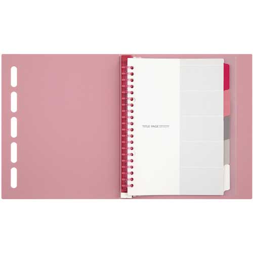 maruman A5 バインダー クラルテ ピンク F415-08