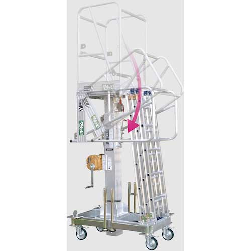 PiCa ウインチ式昇降作業台 MWA型 MWA-65A