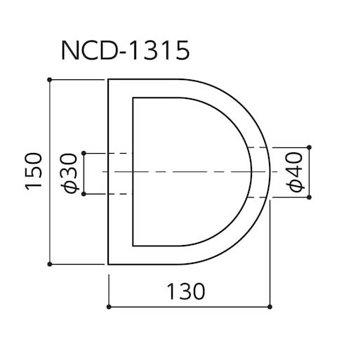 ナカ工業 カーストッパーNCD-1315 L2000 NCD-1315-L2000