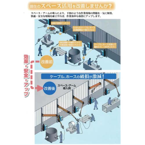 HAMACO スペースアーム手動式 SPH-406
