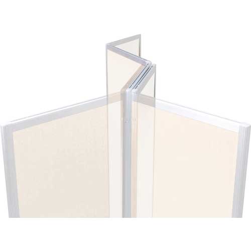 TRUSCO 4連パーテーション H2100 アイボリー TKV4-2100-IV