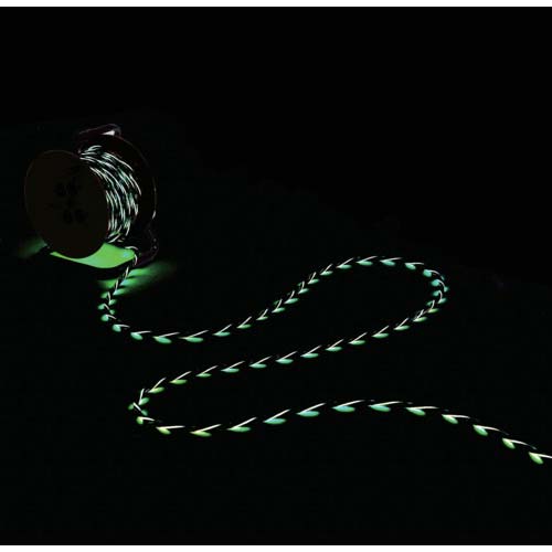 TRUSCO 光るドラムリール 防雨防塵型100V 温度センサー付 アース付 過負荷漏電保護兼用ブレーカー付 30m TRHDL-30M