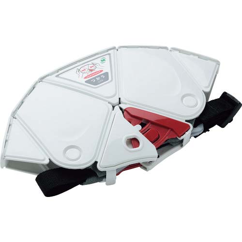 ミドリ安全 子ども用 防災用折りたたみヘルメット フラットメットキッズ TSC-10K ホワイト TSC-10K-W