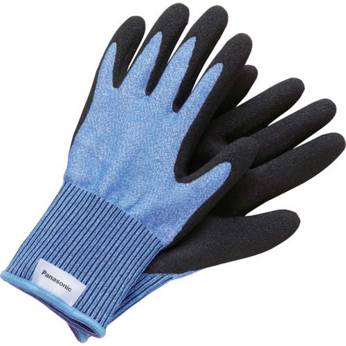 Panasonic 【ストロングンテ】タングステン耐切創手袋 ブルー L WKTG3LA