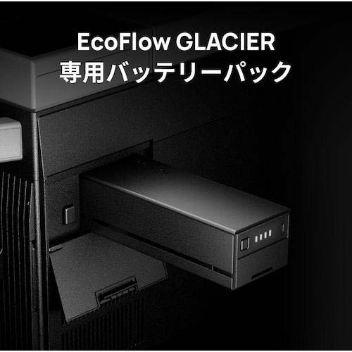 EcoFlow GLACIERシリーズ専用バッテリーパック ZYDBX100-EB