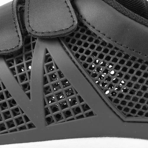 カジメイク 作業靴 4206 GILIOセーフティシューズ ブラック 27.0 4206-91-27.0