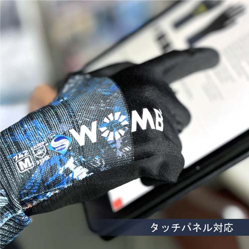 トワロン 水性ポリウレタン背抜き手袋 WOMB-MF2 Collage M 742-M