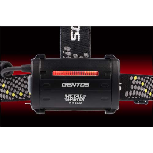 GENTOS 電池式LEDヘッドライト メタルマスター MM-833D