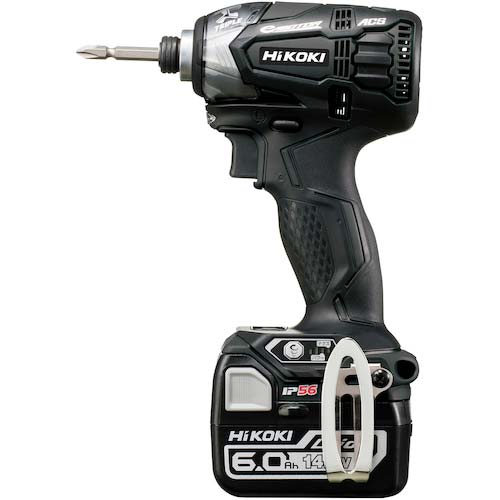 HiKOKI 14.4Vコードレスインパクトドライバ 本体のみ ブラック WH14DDL2-NN-B