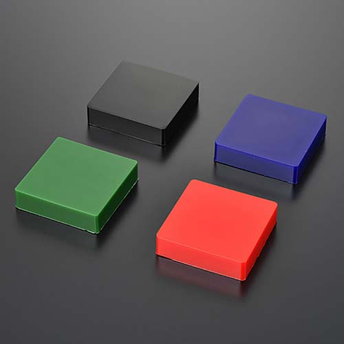 EXSEAL 防振・緩衝ブロック ゲルダンパー 硬度50 100×100mm 緑 GD01-33007