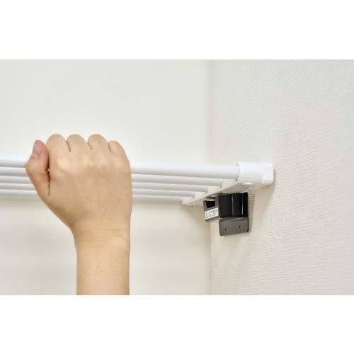 アイリスオーヤマ 202311 伸縮棚アダプター付き ホワイト H-J-NST75R-W