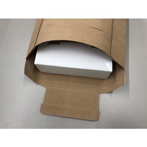 ユタカメイク ラップメイト 片面段ボール封筒 240mm×320mm+100mm 4枚入 A-3930