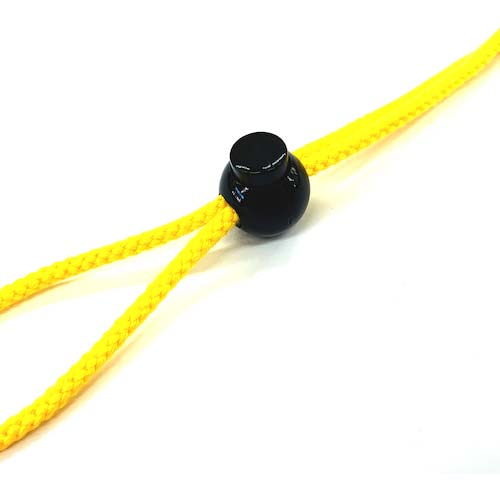ユタカメイク 紐金具 コードロック(丸型) Φ3〜5mm用(2個入り) JH-101