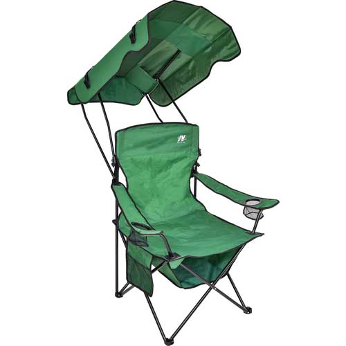 NICHIDO シェード付チェア 焼けなイス【オリーブグリーン】 NCHA-01-OG