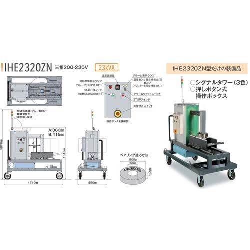 江藤 IHEN型ベアリングヒーター内径50～外径800 IHE2320ZNの通販｜現場市場