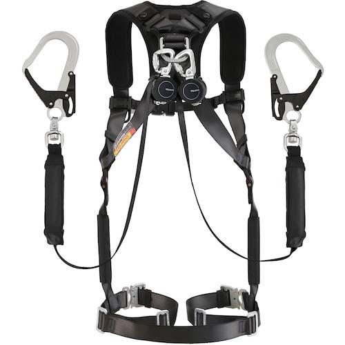 タジマ ハオルハーネスHS 黒 KR150FA シングルL5 ダブルセット A1HSKR-WL5BK