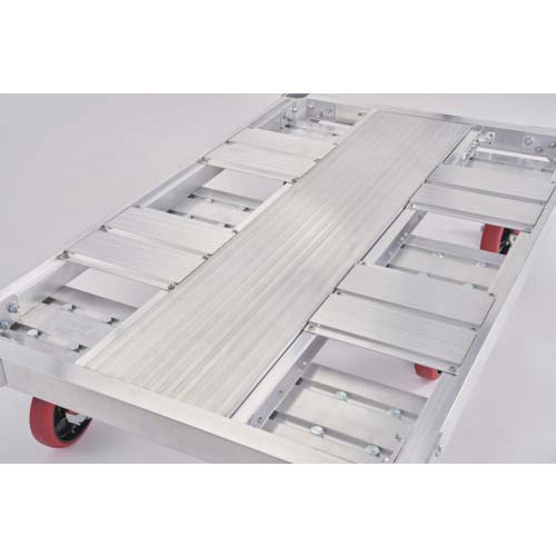 ハセガワ アルミ運搬車 イットン台車 4輪スタンダードタイプ FC4-1275