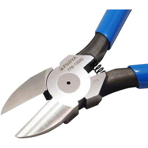 フジ矢 プラスチックニッパ(ラウンド刃・バネ付き) FPN-185RS