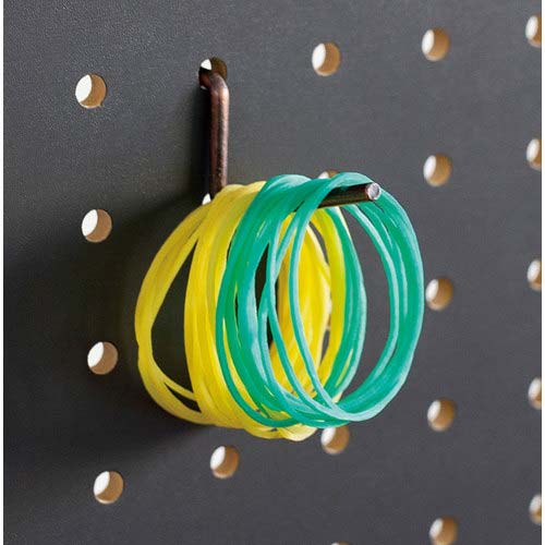 KING JIM PEGGY L字フック 茶 PGP01-BR