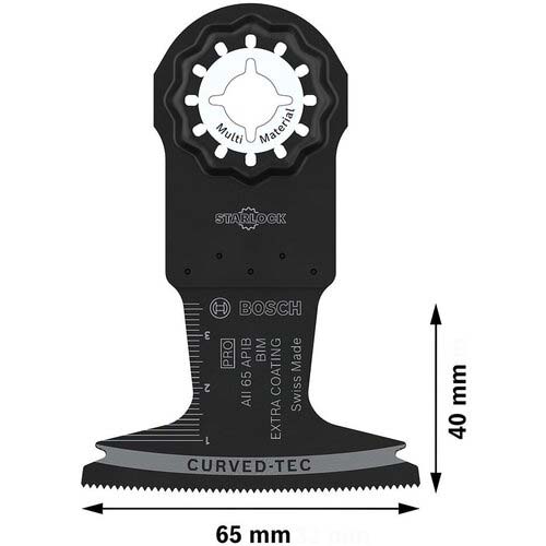 ボッシュ マルチツールブレード(カットソー)スターロック バイメタル+エクストラコーティング 木材&金属用 AII65APIB AII65APIB/10