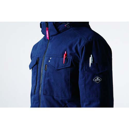BURTLE 防寒ジャケット5050-14-XLミルスグリーン 5050-14-XL