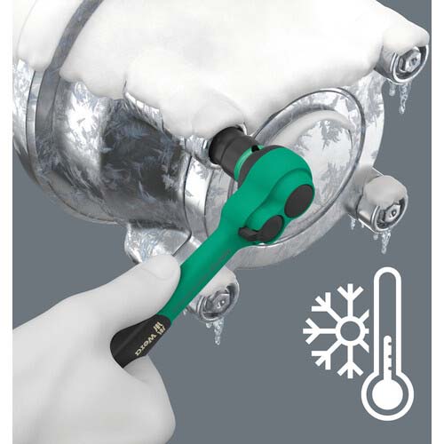 Wera 8010Bサイクロップコンフォートラチェットセット反転レバー、 9.5ミリ 005540