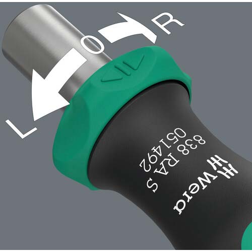 Wera 差替式クラフトフォームコンパクト 838 RA S インチサイズ SET 1 051065