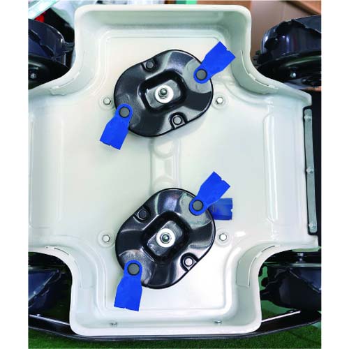 三陽金属 自走式草刈機用替刃 スパイダーモア対応フリーナイフ 幅広タイプ 1台分 0616