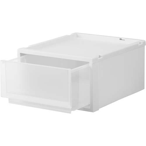 【廃番】TENMA フィッツケース FC40-4020 18L ホワイトクリア 110014954