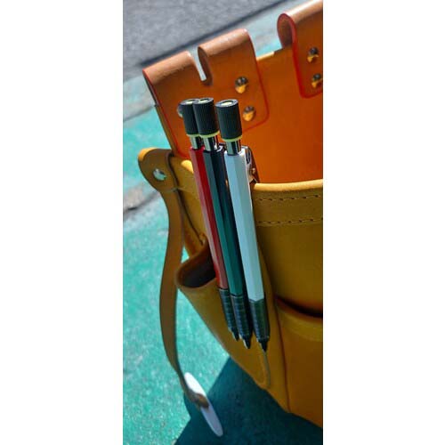 祥碩堂 麒麟 建築用シャープペンシル1.3替え芯6本入 白 140-W6