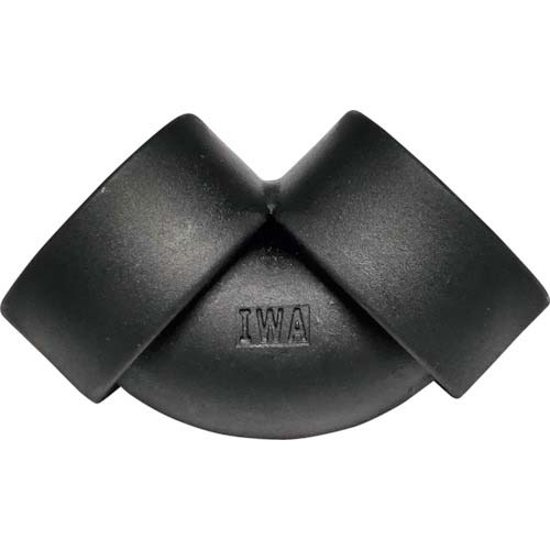 IWA 樹脂(PP)製 配管継手 エルボ 15A(1/2) 49ELB15P
