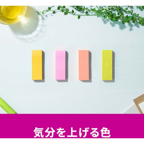 3M ポスト・イット 強粘着ふせん マルチカラー6 500SS-MC-6N