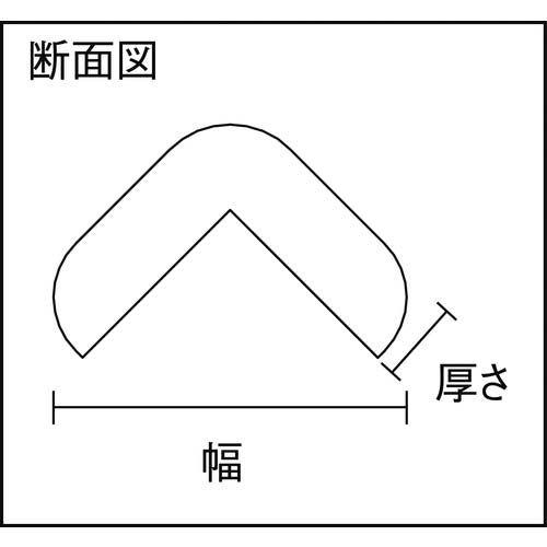 CAR-BOY 安心クッションL字型2m 小 イエロー AC-177