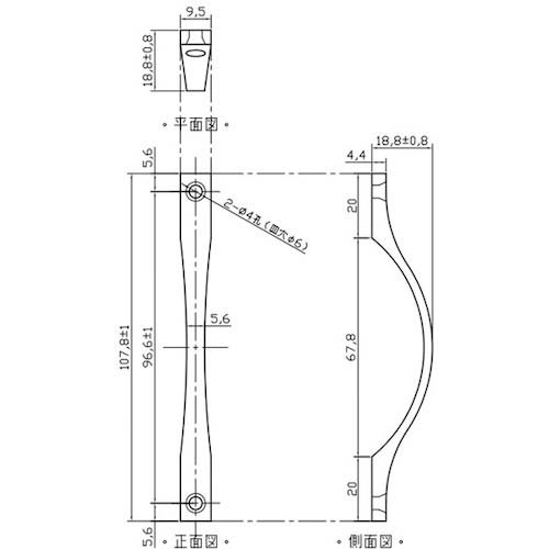 WAKI スマートフジ取手C中 BH-821 108MM