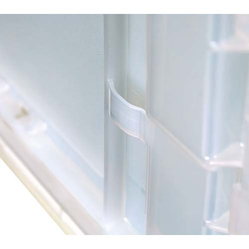 TRUSCO オリコン 折りたたみコンテナ50L 透明 CR-S50N2-TM