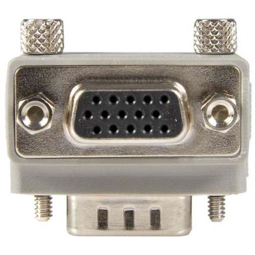 StarTech ディスプレイアダプター/VGA ジェンダーチェンジャー/L型90度/オス-メス/D-Sub 15ピン/延長用中継アダプタ GC1515MFRA1