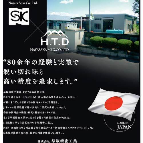 SK 六角軸面取りカッタ 零式 斬光 4-9 HCD0-9