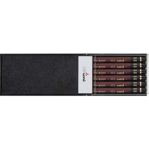 uni ハイユニ鉛筆 3H (12本入) HU3H