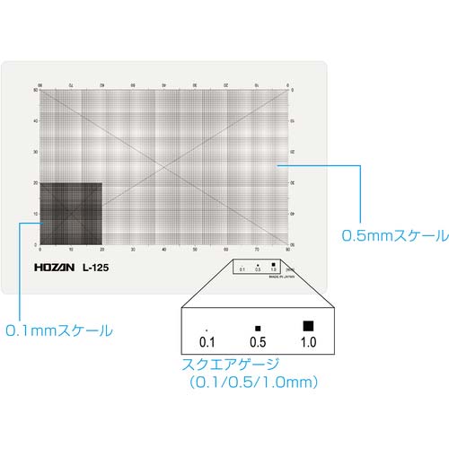 HOZAN スケールシート L-125