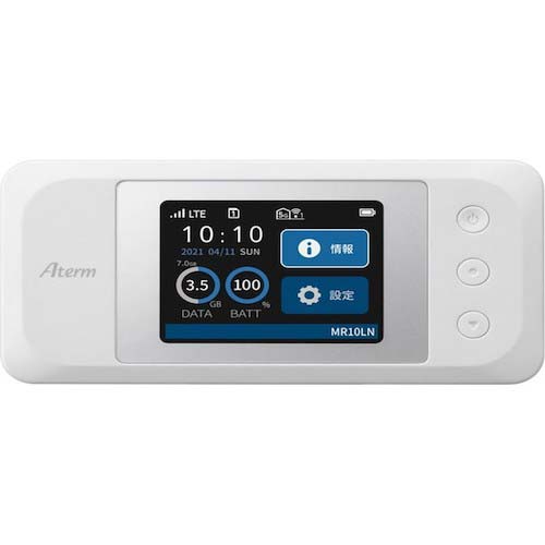 Aterm NECプラットフォームズ MR10LN SW SIMフリーモバイルルーター PA-MR10LN-SW