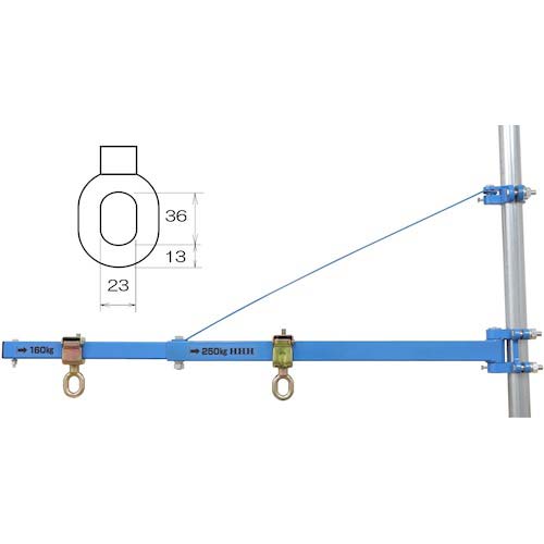 HHH パイプマウントジブクレーン PMJ